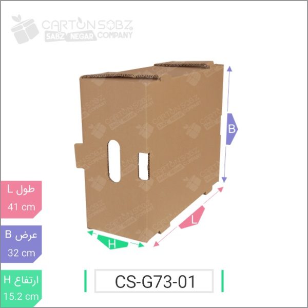 ۲ جعبه مدل دار دایکاتی میوه کد CS-G73-01 خرید کارتن فروشگاه آنلاین