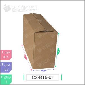 جعبه مدل دار دایکاتی کد - CS-B16-01 خرید اینترنتی کارتن جعبه سینگل فیس کارتن سبز (۴)