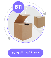 جعبه مدل دار دایکاتی کارتن درب دارویی B11