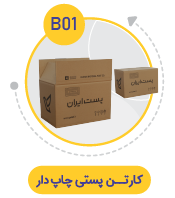 کارتن پستی چاپ دار